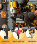 Heavy Workhorse Forstner Drill Bits For Woodworking, 3/4 Inch High Carbon Steel Round Noses, Clean Flat Bottom Holes For Lumber And Job Site Framing, 3 Piece Shop Ready Bundle with electric drill tools.