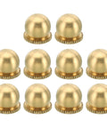 Brass M4x0.7 Finial Lamp Knob Caps Set Of 10 No Tool Needed Screw On Nut Handles For Lighting Furniture And Cabinets 11mm Ball Finials Decor