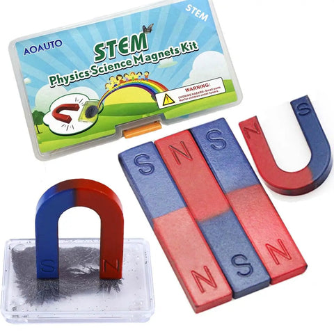 Ultimate Kid Friendly Magnet Kit For Physics And Science Experiments At School Or Home Including Bar Magnets Horseshoe Magnets