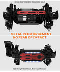 Beast Of An All Terrain Off Road RC Car With 4WD, 2.4 GHz Proportional Remote, 1:20 Scale showing metal reinforcement chassis.
