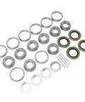All In One Trailer Wheel Hub Bearings Kit With L44643 Inner And Outer Bearings And Grease Seals Races And Hardware Steel Alloy Set