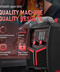 Display view of Do It All 4 In 1 Dual Voltage 110V And 220V MIG Welder with 160 Amp output highlighting LED digital display.
