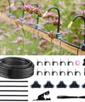 Automatic Drip Irrigation Kit With Five Sixteenth Inch Tubing Copper Atomizing Nozzles for garden setup and components