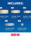 Go To Adhesive Bandages Variety Pack For Minor Cuts Scrapes And Burns, featuring 280 count in 5 assorted Tru-Stay sizes.
