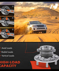 Rear Left And Right Wheel Bearing And Hub Assembly For Toyota Camry 2018 2020 AWD And Toyota RAV4 2019 2021 AWD Two Piece Setup