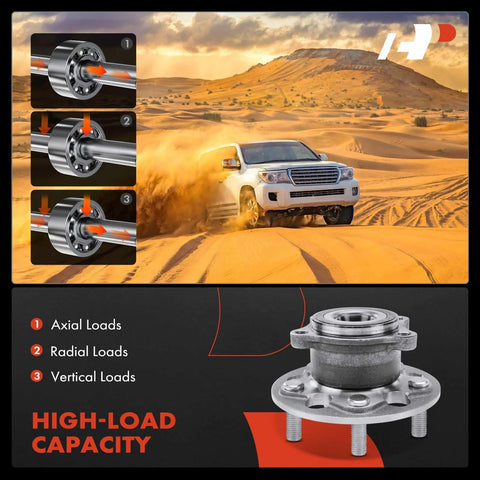 Rear Left And Right Wheel Bearing And Hub Assembly For Toyota Camry 2018 2020 AWD And Toyota RAV4 2019 2021 AWD Two Piece Setup