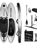 Inflatable Downwind Surfing SUP 135L AeroBlade Edition Unpowered With Fiberglass Paddle And Foil Versatile Water Sports Board