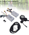 52V 25A 1200W Electric Bike Controller Kit With LCD Display Aluminum Alloy Housing Dual Drive System Full Wiring Harness