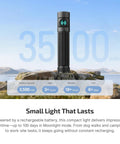 Baton4 Pro EDC Flashlight Tiny Pocket Sized 1600 Lumen LED Light with Tactical Switch in nature setting