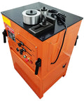 Jobsite Ready Heavy Duty Electric Rebar Bender And Cutter Combo 110V Foot Switch Rig with control panel and handles.