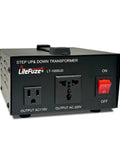 1000 Watt Voltage Converter Transformer Step Up And Down 110V To 220V 220V To 110V Power Converter with grounded socket