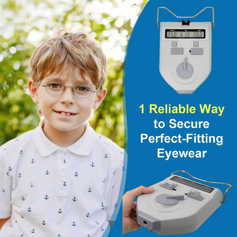 Digital Pupilometer With LCD Display And Memory PD Meter For Eyewear Fitting Pupillary Distance Tool Precision Optical Instrument 45 To 82mm Great For Eye Pros And Shops Quick Readouts Memory Recalls Last Five PD Measurements Easy Onehanded, held in hand