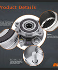 Front Wheel Hub And Bearing Assembly With ABS For Toyota RAV4 2006-2008 2.4L RAV4 2009-2011 2.5L Prius V 2012-2016 product details