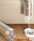 Aluminum pipe for USB Must Have Adjustable Speed Solder Smoke Absorber Fume Extractor Fan with ventilation setup, 8 cm diameter