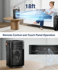 5 In 1 Portable Air Conditioner And Evaporative Cooler With 3 Speeds, remote control and touch panel, home use