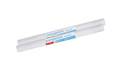 Self Adhesive Privacy Window Film For Glass Surfaces, 17 X 78 Inch Roll, 2 Pack, Easy Peel And Stick, two rolls laid horizontally