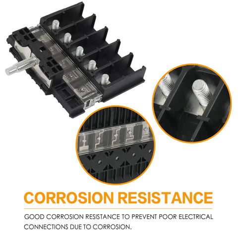 Slick Headlight Main Fuse Block For Dodge Durango 2011-2023 Jeep Grand Cherokee 2012-2021 showing corrosion resistance features.