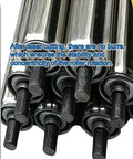 Stainless Steel Conveyor Rollers 9 Pack Unpowered Replacement Heavy Duty Sliders DIY And Shop Floor Ready 1 Inch 1.5 Inch 2 Inch Diameters Low Noise And Smooth Reliable Operation For Industrial Conveyor Systems, close-up cut ends