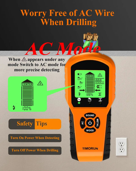 Heavy Duty Wall Stud Finder And Drywall Scanner With Smart Magnetic Sensor Rock Solid Accuracy For Hunting Wood Metal Pipes And Live Wires No Sweat For Any Weekend Warrior Or Serious Diy Pro