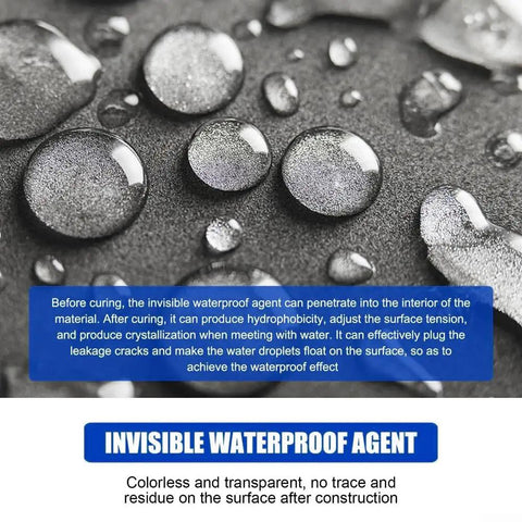 All-In-One Waterproof Sealant Spray For Leak Repair Quick-Drying Flexible Protective Layer For Roofs Walls Bathrooms Tiles