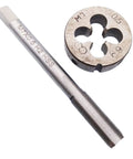 High Speed Steel M7 x 0.5mm Tap And Die Set Right Hand Metric Thread For DIY And Auto Projects Includes 66mm Tap And 25mm Die With 7mm Height