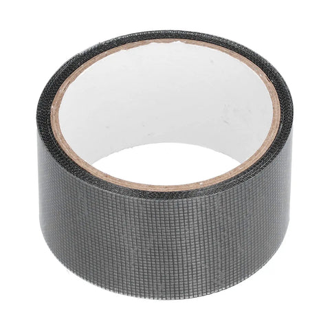 Roll of mesh screen repair tape self adhesive for quick window and door fixes 2 m long 50 mm wide net mesh repair patch for household use