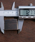 New Dope Habaki Collar Alloy Or Copper 01 22 Fit Katana Wakizashi Tanto measured with caliper showing 1.277 inches