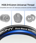 SV220 7nm Dual Narrowband Nebula Filter For 1.25-Inch Telescopes With SII And OIII High Transmission Cutoff OD5 thread size and accessories