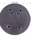 Get Your Door Locked Tight With This Sleek Push Type Door Stop Catch Made From Heavy Duty Zinc Alloy. Black Finish Fits Any Spot. Base with dual springs and mounting holes.