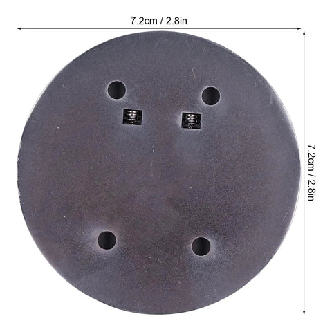 Get Your Door Locked Tight With This Sleek Push Type Door Stop Catch Made From Heavy Duty Zinc Alloy. Black Finish Fits Any Spot. Base with dual springs and mounting holes.