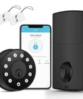 Keyless Deadbolt Smart Door Lock For Front Door With Code And Fob Access App Control Auto Lock Easy Install Weatherproof