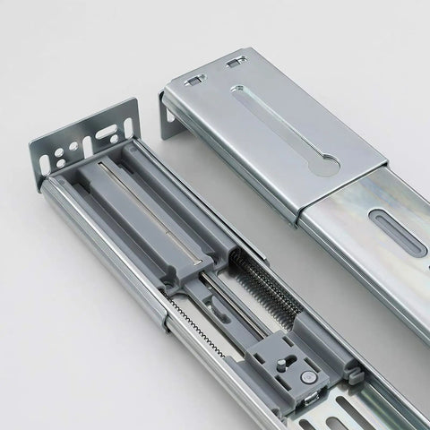 Top Shelf Rear Mounting Brackets For 1.77 Inch 45Mm Drawer Slides Zinc Plated Cold Rolled Steel Cabinet Face Frame Hardware Ten Pairs With All Needed Screws Fits Like A Dream