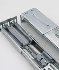 LONTAN rear mounting brackets for drawer slides; metal gray, 10 pairs for 1.77-inch width cabinet slides.