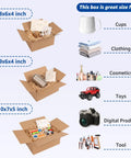 Assorted Shipping Boxes 30 Pack Value Pack With 10 Of Each Size 10x7x5, 9x6x4, And 8x6x4 corrugated mailers for packaging