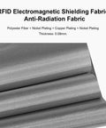EMF Blocking Fabric For Everyday Carry And Everyday Use, Copper Infused Electromagnetic Shielding Cloth, close-up view
