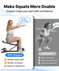 Premium Solid Deep Squat Trainer Built Tough For Heavy Souls Featuring Adjustable Dual Spring Assist And Knee Friendly Setup For Hella Smooth Glute Workouts At Home, with supportive design for guided squats.