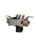 1-375 1 Inch Reduced Pressure Principle Backflow Preventer with EZSwap Pressure Vessel and Flush Tool, brass and nylon body