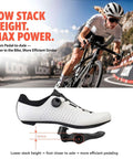 Cyclist demonstrating Road Bike Pedals For Look KEO System Only Lightweight Clipless Pedals With Sealed Bearings Nylon Glass Fiber Body 9 16 Inch Spindle Cleats Included Built For Indoor Spin And Speedy Road Cycling