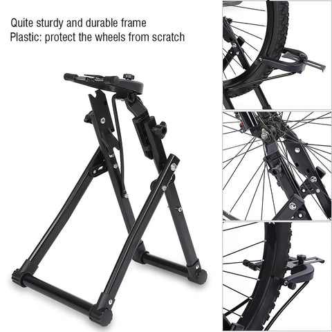 Foldable Bicycle Wheel Truing Stand For 16 To 29 Inch Wheels Front And Rear Rim Truing Stand Diy Bike Repair Tool