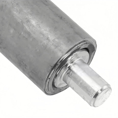 Heavy Duty Spring Loaded Pull Pin With Easy Grip Handle, Tough As Nails Steel Pop Pin Latch for tire carrier close-up view.