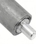 Badass Heavy Duty Steel Spring Loaded Pull Pin With Round Nut Handle Industrial Pop Pin Shank close-up of steel assembly and plunger.