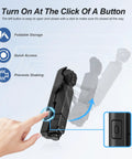 Osmo Pocket 3 Handheld Stabilizer Grip Case with button for quick, foldable, anti-shake operation