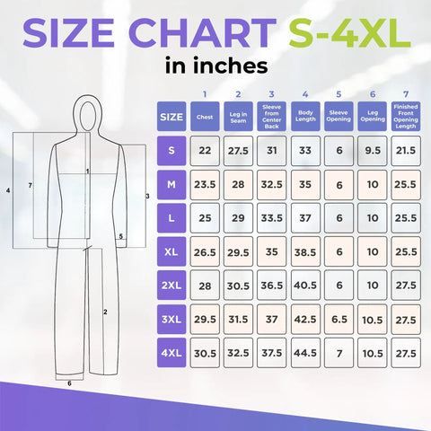 White Disposable Coveralls With Hood For Men And Women Pack Of 5 Microporous Lab Painter Hazmat Suits With Storm Flap Zipper 60 GSM Large Durable Go To Workwear Dust Proof Chemical Resistant Protection For Work size chart S-4XL