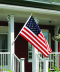 All American Flag 3 By 5 Feet Outdoor Flag Made In USA Poly Cotton All Weather With Rich Colors for front porch display