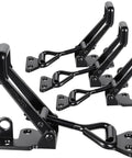Beefed Up Heavy Duty Toggle Clamp Latch Set 4 Pack 4003 Style 1320 Lb Holding Capacity Black Coated Galvanized Metal Rust Resistant