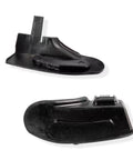 Nylon Tire Changer Insert Kit For Duck Head Mounts Rim Edge Guard with front upper and rear lower inserts in black