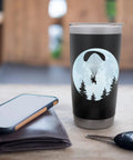 Powered Paragliding Inspired Stainless Steel Insulated Tumbler With Dual Wall Construction BPA Free Leak Proof Lid Black Finish