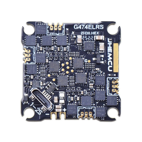 All In One 25x25 FPV Flight Controller With Built In ELRS 2 4G Receiver And 12A 4 In 1 ESC For 1 2S Drones CRSF Ready top view