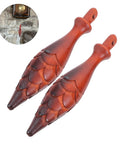 Two Piece Vintage Old School Cuckoo Clock Pendulum Hammer Replacement Decorative Wooden Clock Part For Clocks