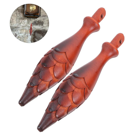 Two Piece Vintage Old School Cuckoo Clock Pendulum Hammer Replacement Decorative Wooden Clock Part For Clocks